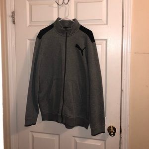 Puma XL High Neck Fleece Grey Sweater